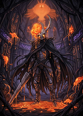 The Hollow Knight Infected Warrior