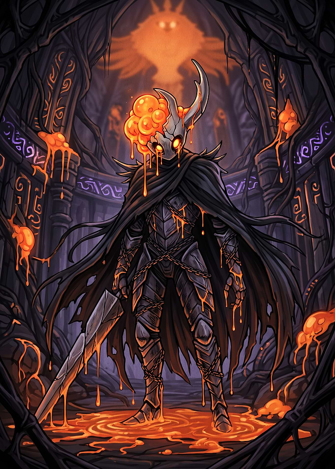 The Hollow Knight Infected Warrior