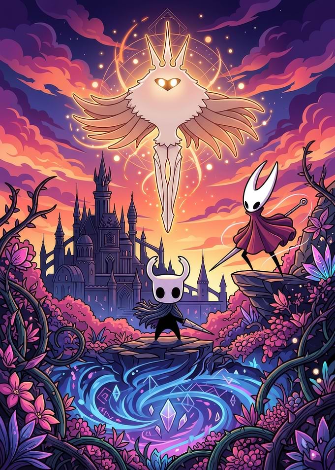 Hollow Knight Battle Against The Radiance