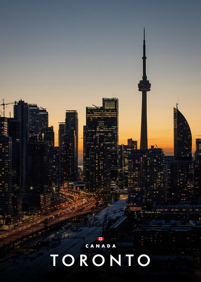 Toronto Skyline at Sunset