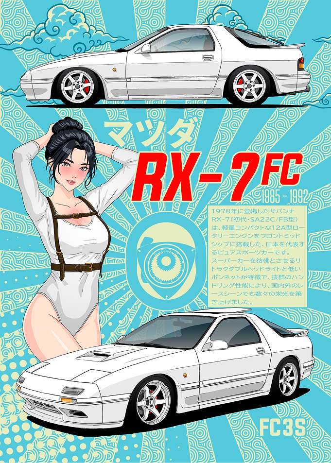Mazda RX-7 FC Poster