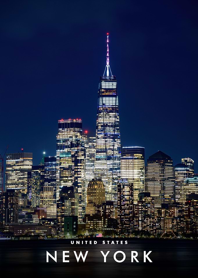 New York City Skyline at Night