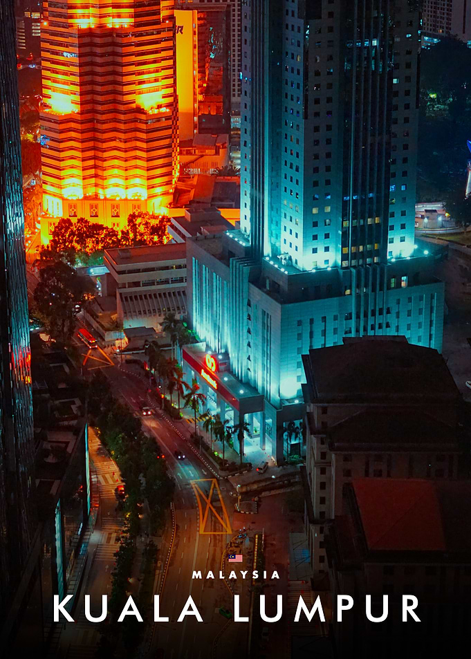 Kuala Lumpur Cityscape at Night