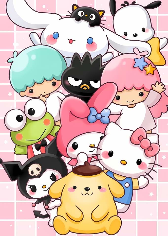 Sanrio Characters Group Portrait