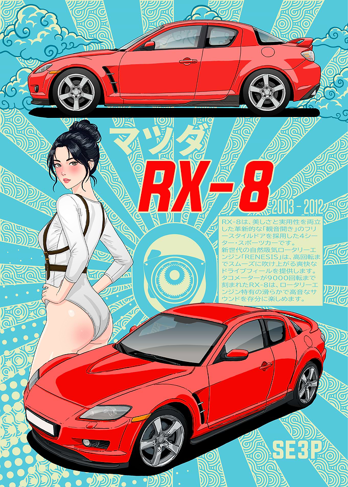 Mazda RX-8 Poster