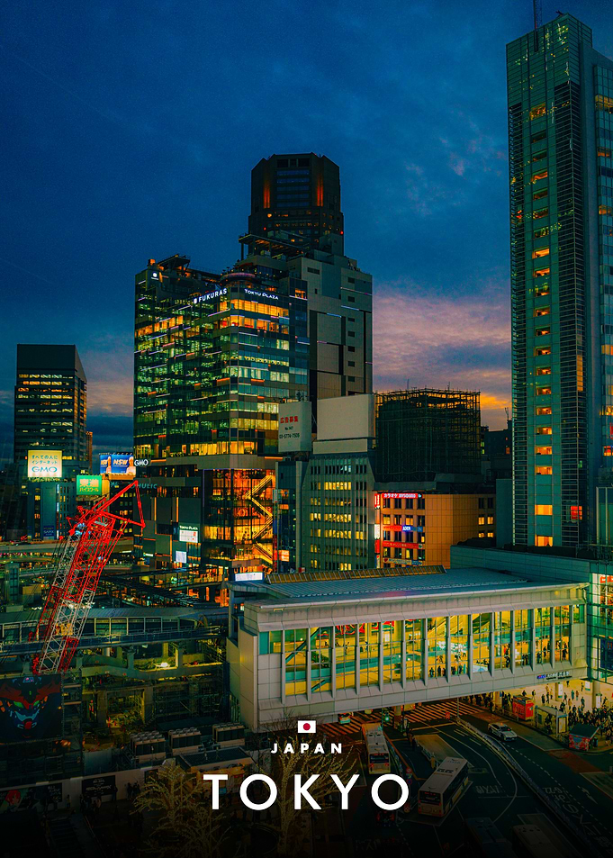 Tokyo Cityscape at Twilight