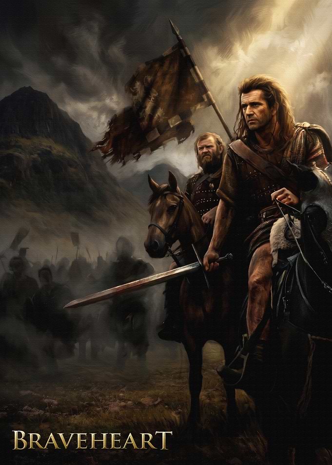 Braveheart William Wallace Movie Poster
