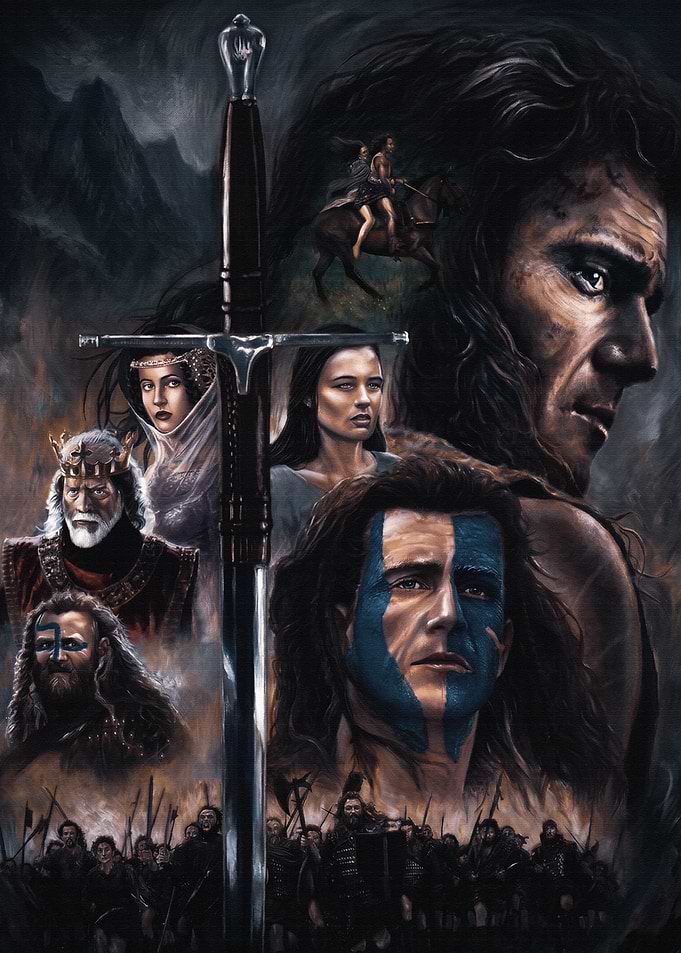 Braveheart Movie Poster Art