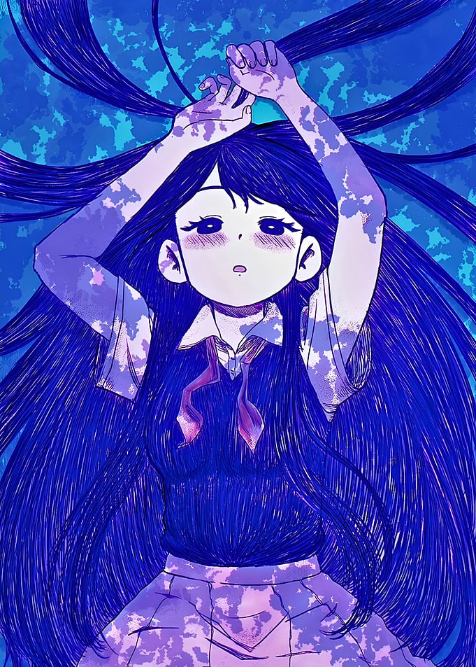 Mari from Omori in Blue