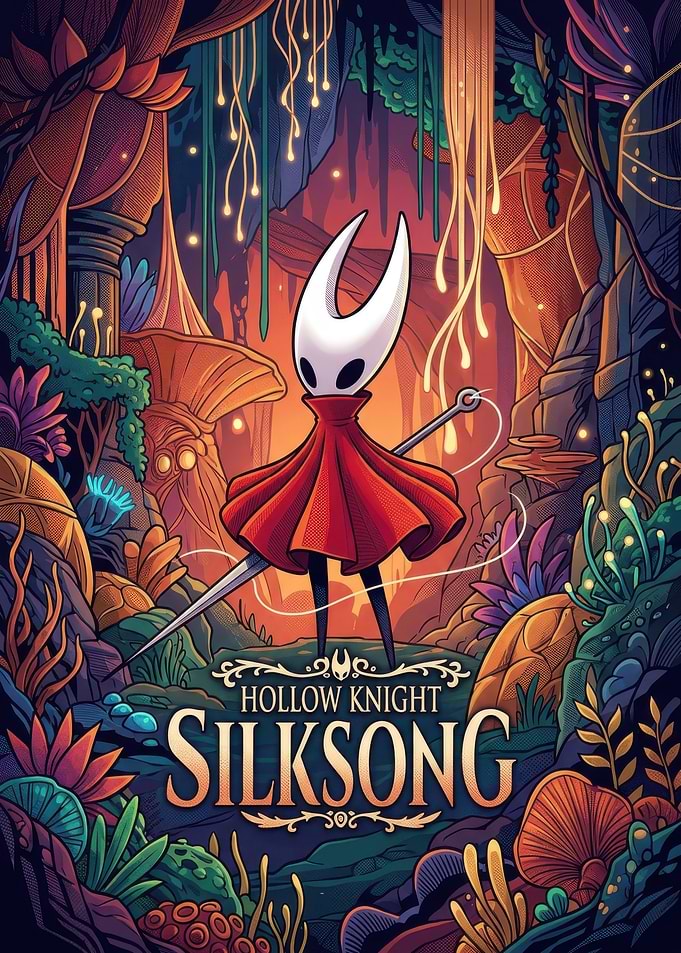 Hollow Knight Silksong Hornet Poster