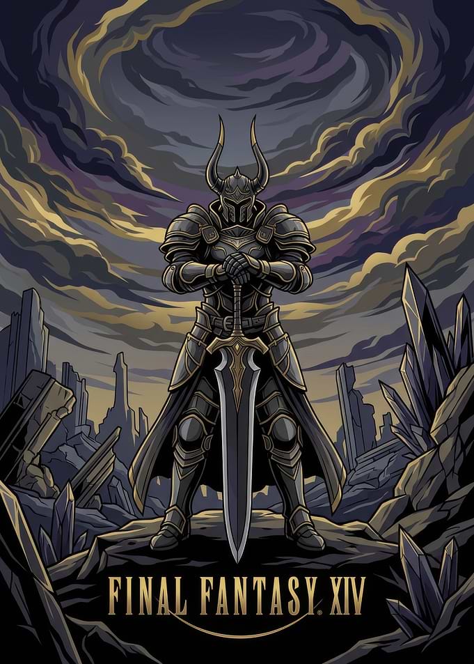 Final Fantasy XIV Dark Knight Warrior