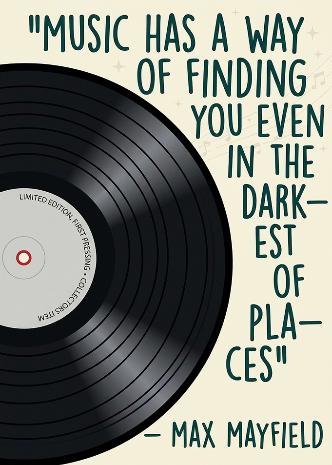 Max Mayfield Stranger Things Vinyl Quote