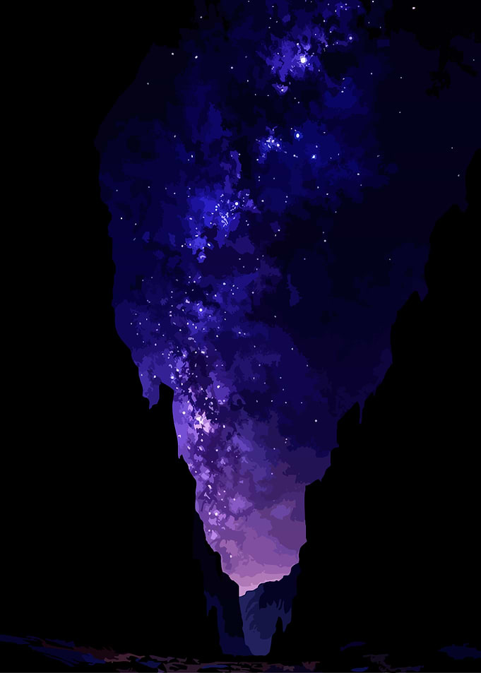 Abstract Milky Way Galaxy Art