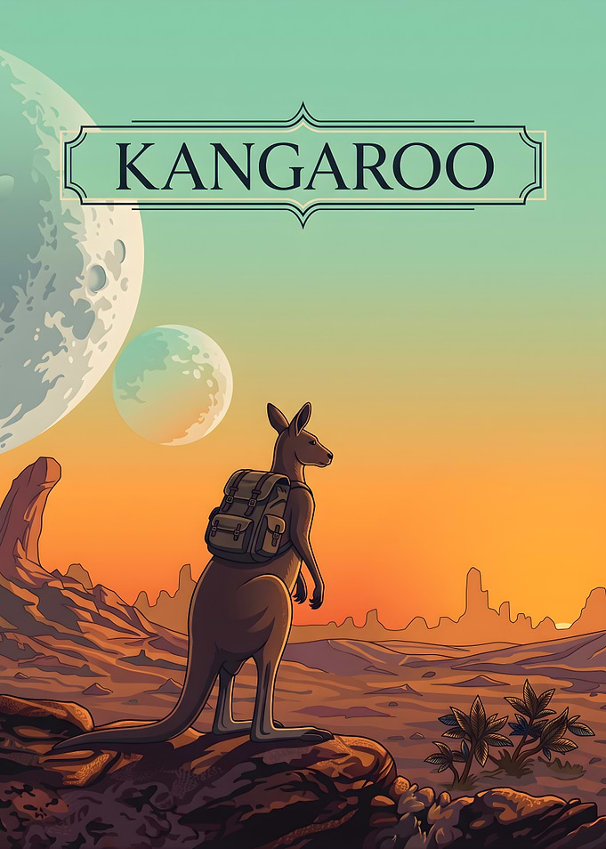 Kangaroo Traveler on Alien Planet