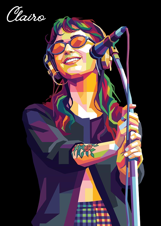 Clairo Pop Art Portrait