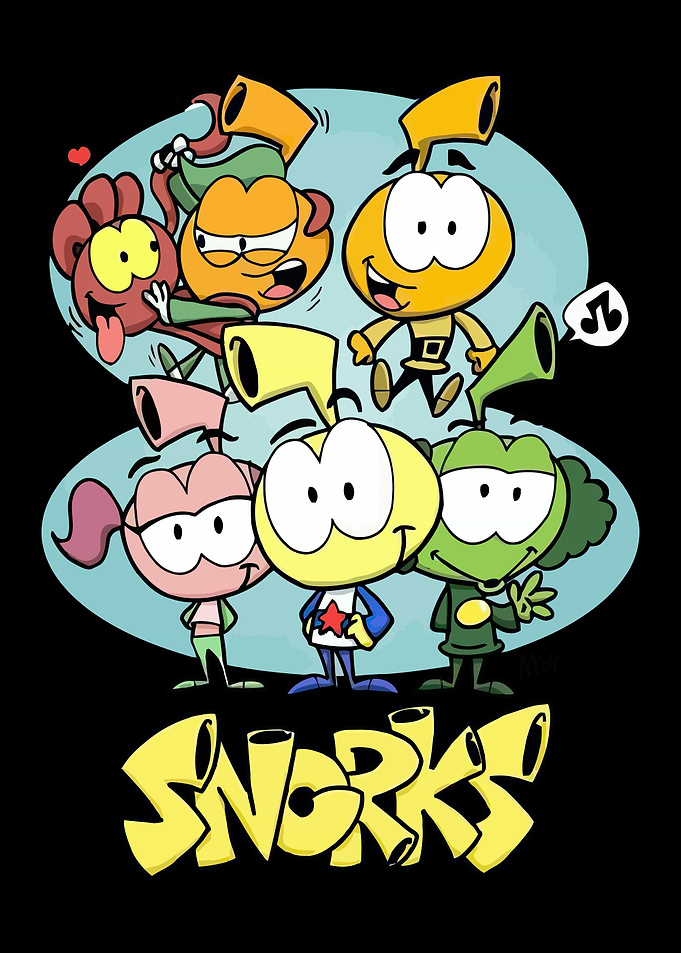 The Snorks Cartoon Characters Group