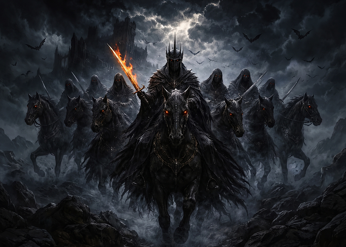 Dark Fantasy Army of Shadow Riders