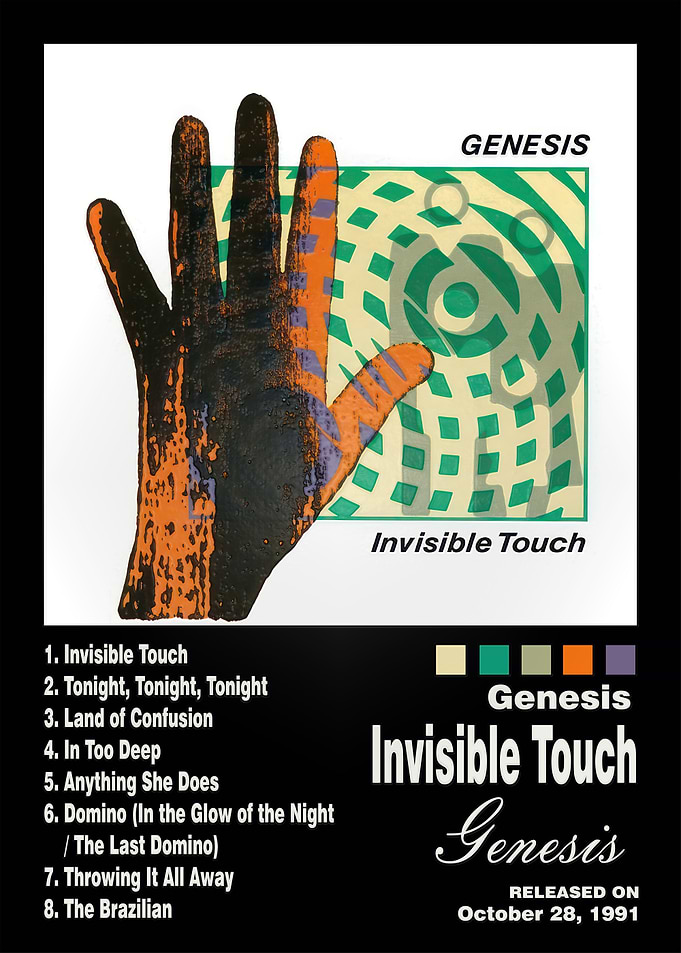 Genesis Invisible Touch Album Poster