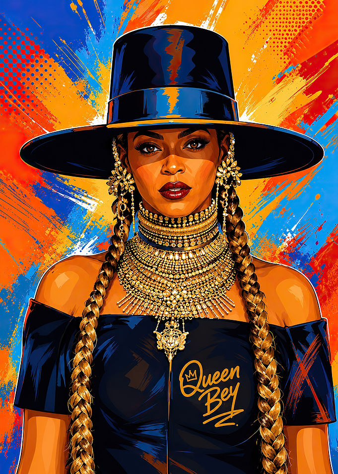 Beyoncé Queen Bey Pop Art Portrait