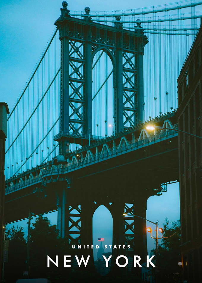 Manhattan Bridge View New York