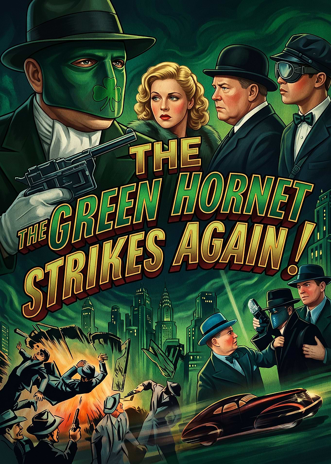 The Green Hornet Strikes Again Poster