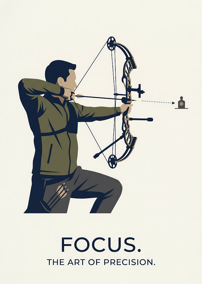 Focus Archery Precision Poster