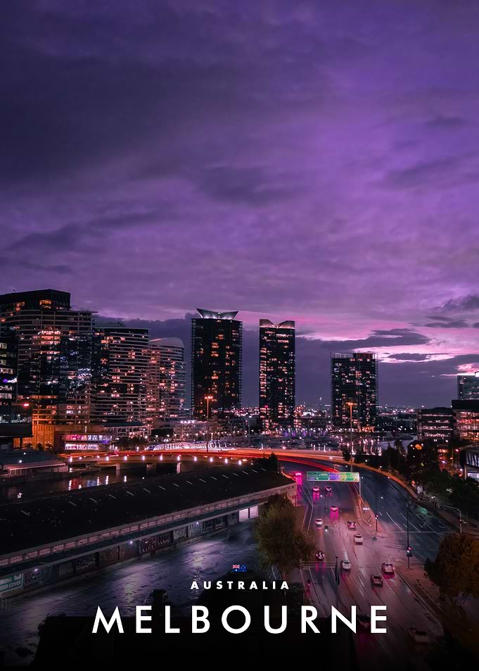 Melbourne Cityscape at Twilight