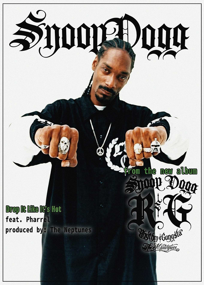Snoop Dogg R&G Album Promotional Poster