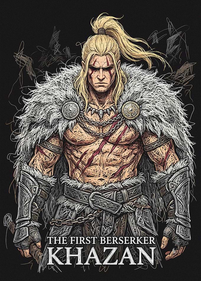 The First Berserker Khazan Portrait