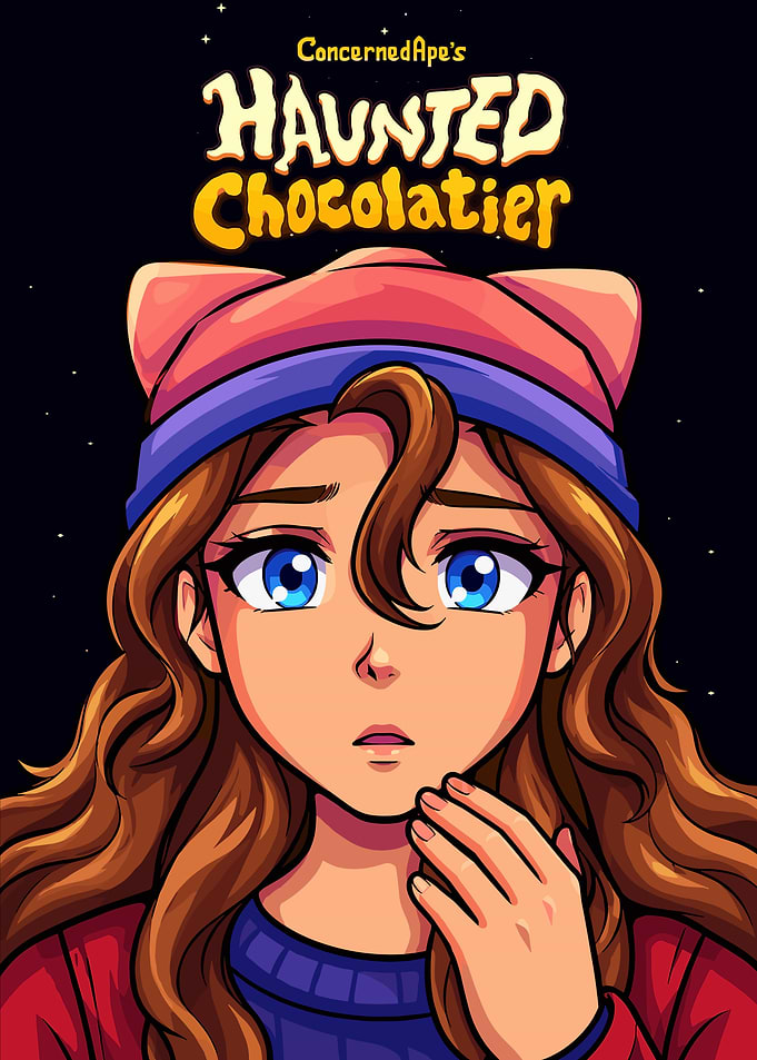 Haunted Chocolatier Pixel Art Portrait