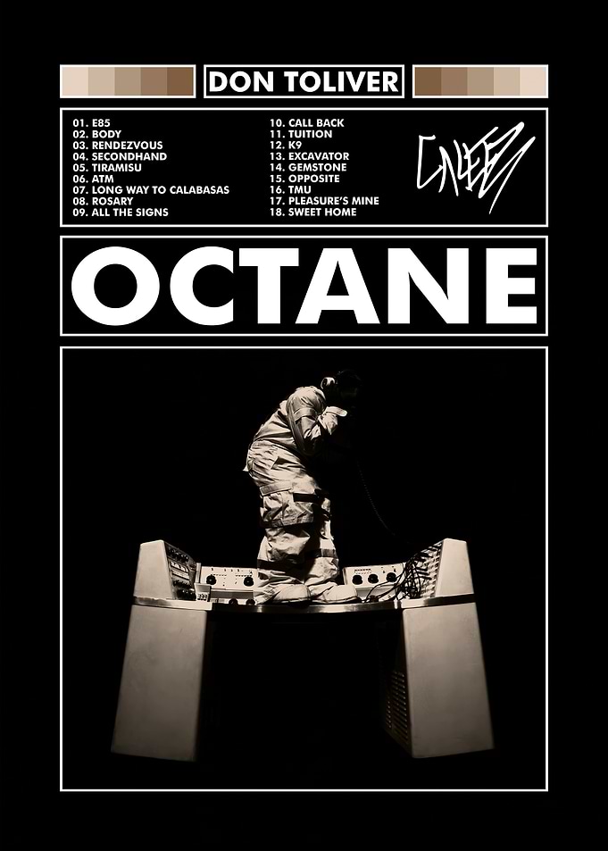 Don Toliver Octane Album Poster