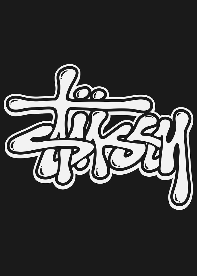 Stüssy Graffiti Logo Graphic