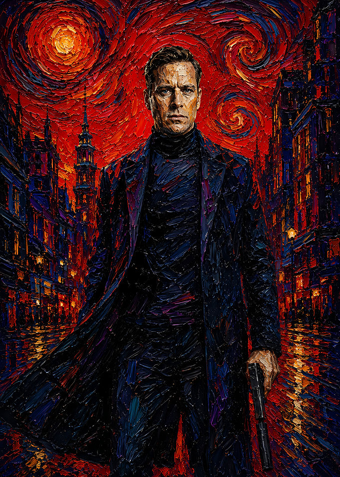 Citizen Vigilante Poster Van Gogh Style