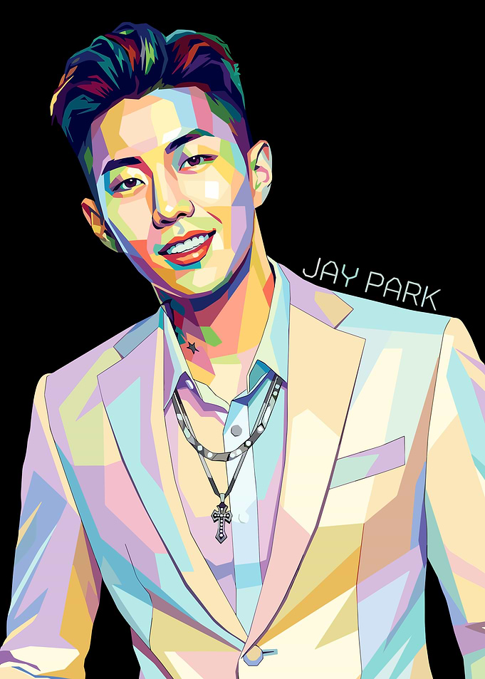 Jay Park WPAP Pop Art Portrait