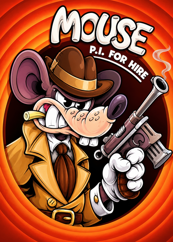 Mouse P.I. For Hire Game Poster