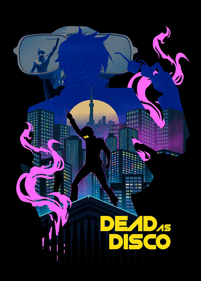 Dead as Disco Anime Silhouette Art
