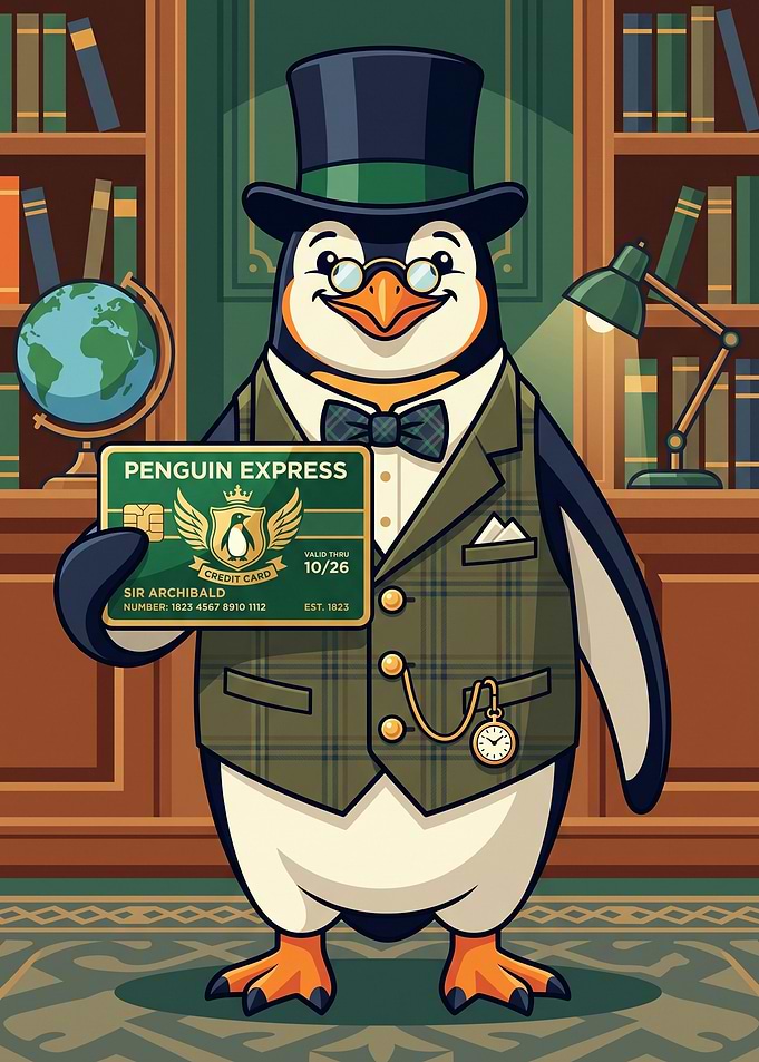 Credit Card Penguin