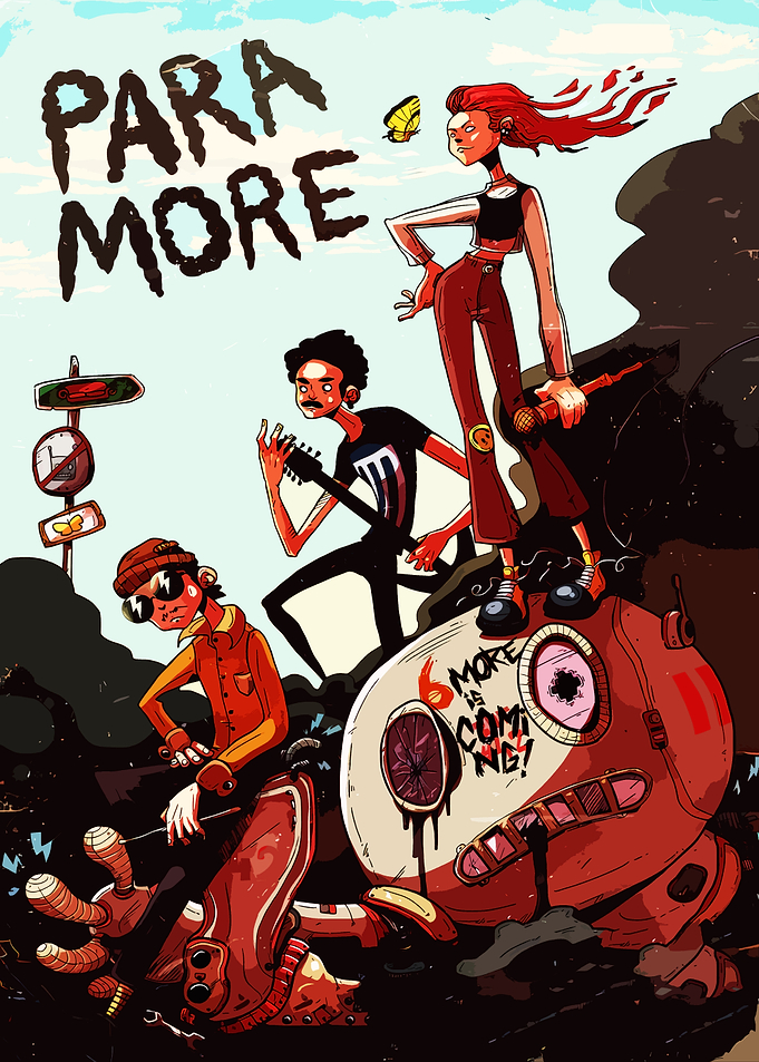 Paramore Band Fan Art Illustration