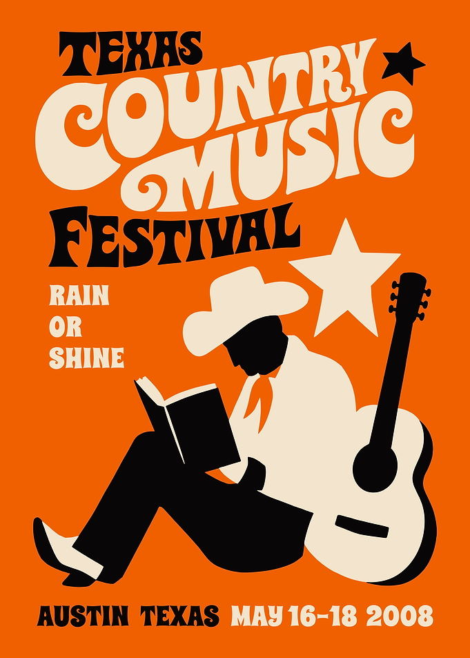 Texas Country Music Festival Poster