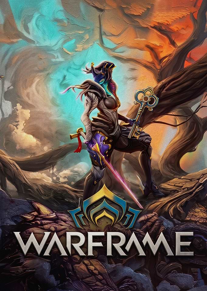 Warframe Digital Art Poster