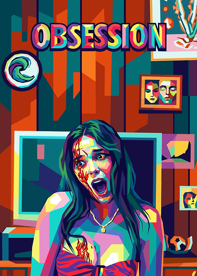 Obsession Pop Art Poster