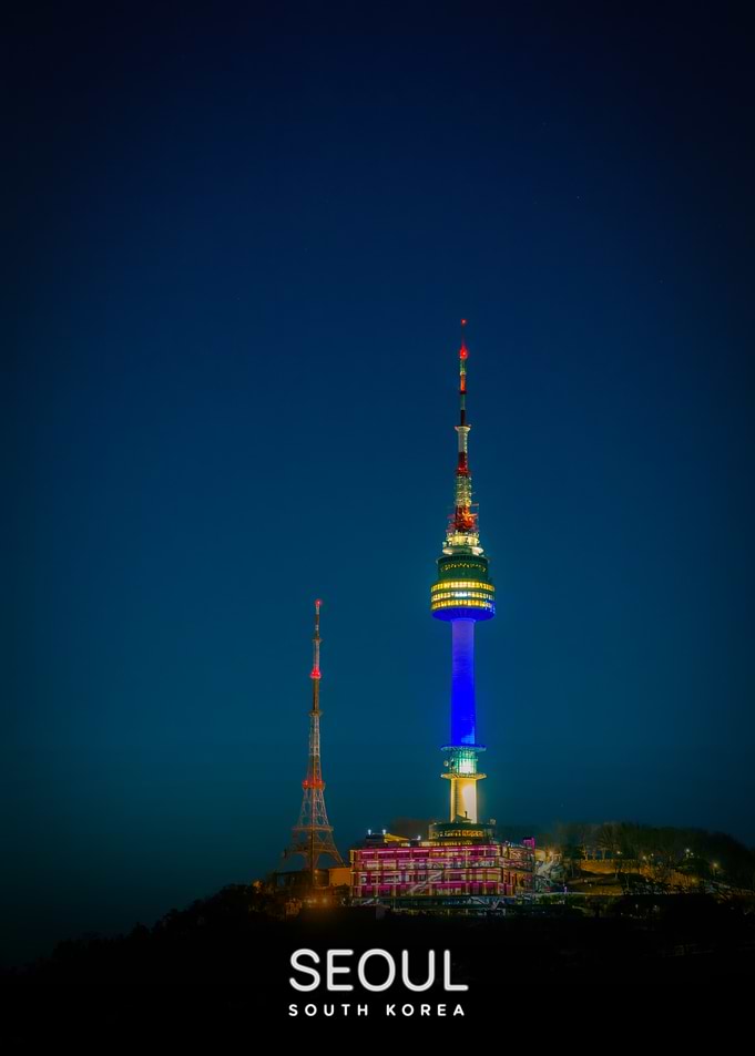 N Seoul Tower at Night
