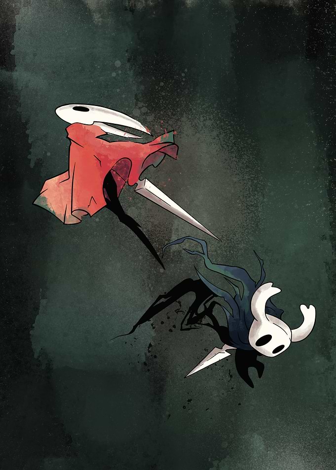 Hornet and The Knight Hollow Knight
