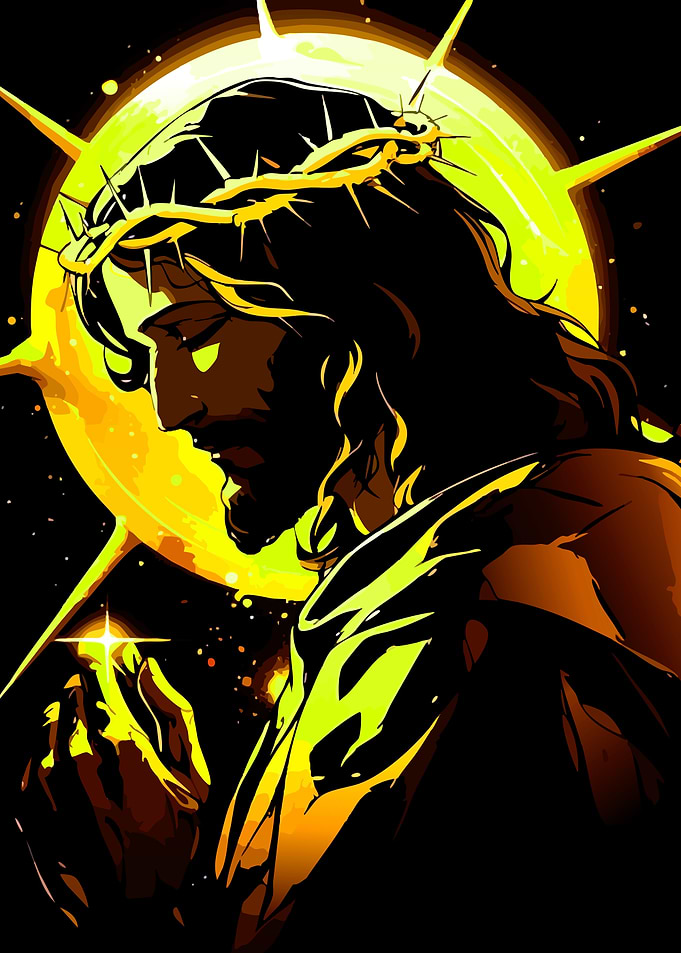 Jesus Christ with Crown of Thorns