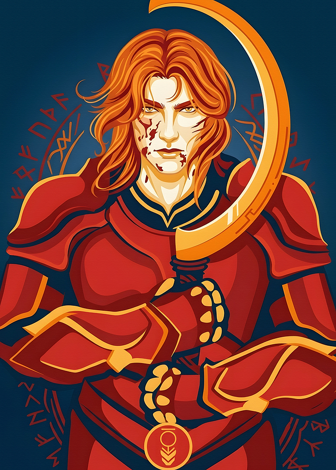 Red Rising Darrow O'Lykos Portrait