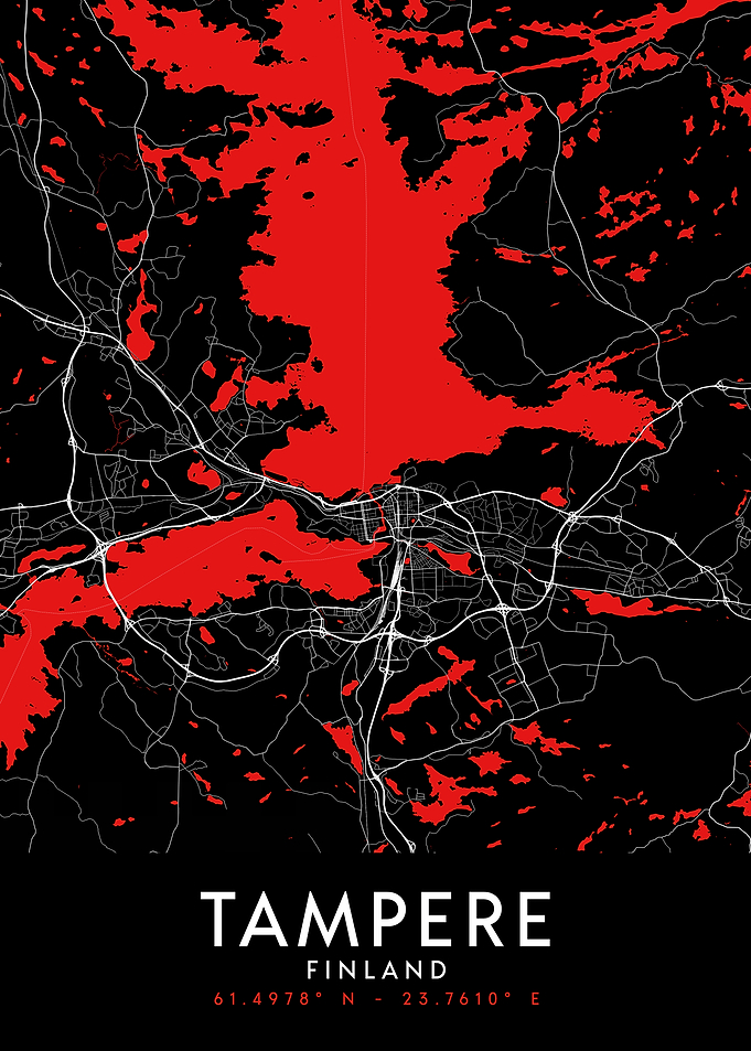 Tampere Dark Map