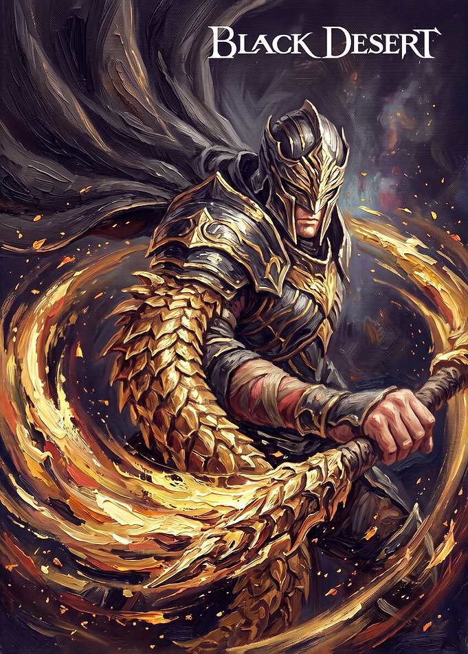 Black Desert Online Warrior Artwork