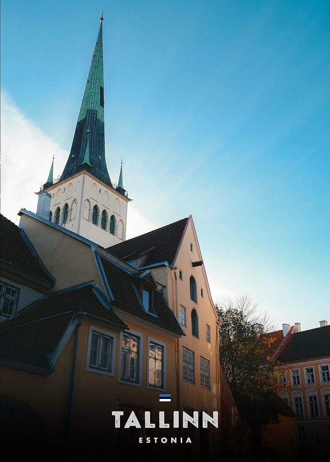 St. Olaf's Church in Tallinn Estonia