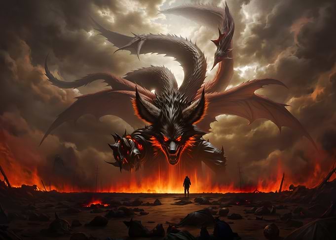 Nine-Tailed Demon Fox Apocalypse