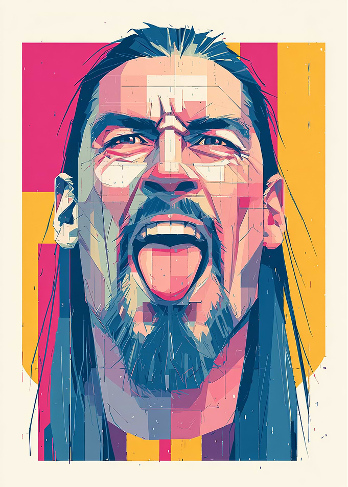Stylized Portrait of Zlatan Ibrahimovic